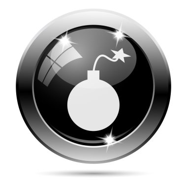 Metalik siyah parlak simgesi