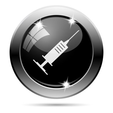 Metalik siyah parlak simgesi