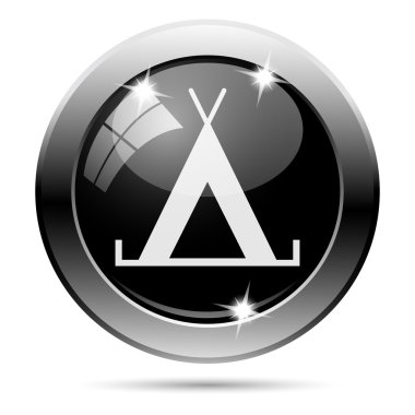 Metalik siyah parlak simgesi