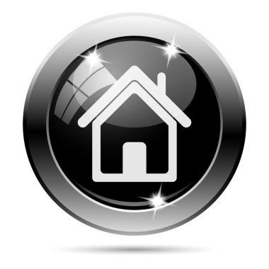 Metalik siyah parlak simgesi