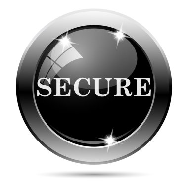 Metalik siyah parlak simgesi