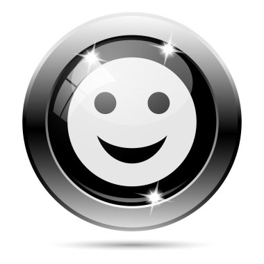 Metalik siyah parlak simgesi