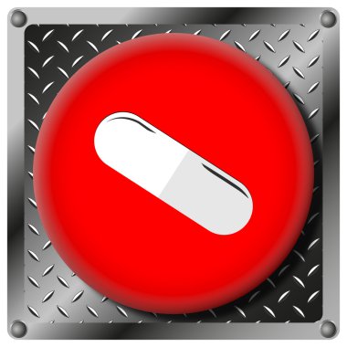 pil metalen pictogram