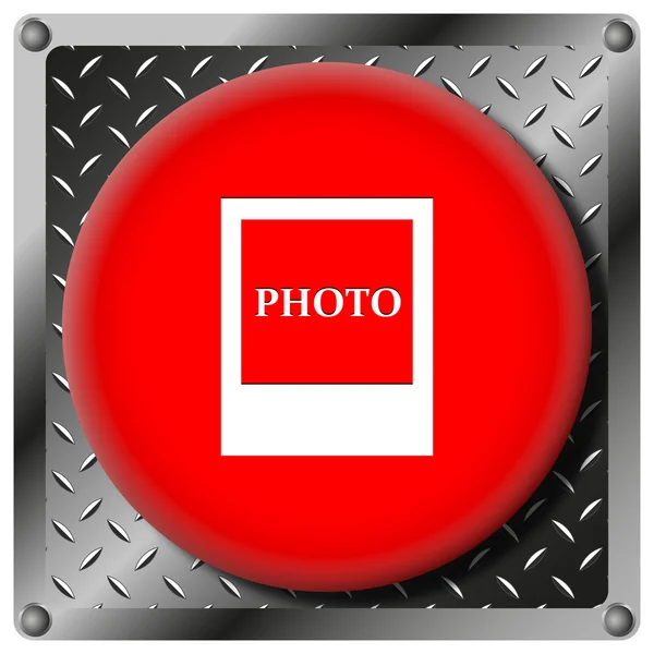 Metalen fotopictogram — Stockfoto