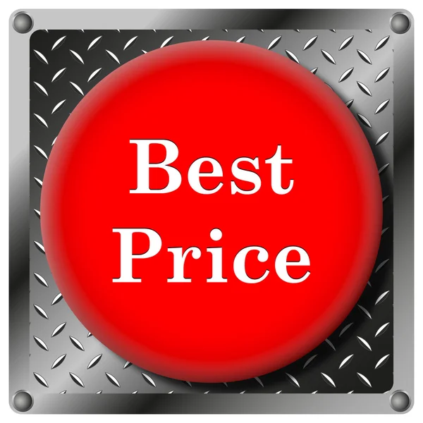 最高の価格の金属アイコン — ストック写真