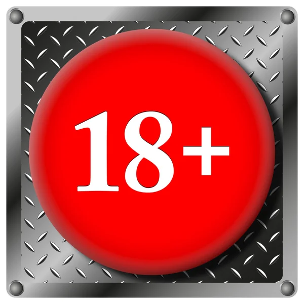 18 metalen pictogram — Stockfoto