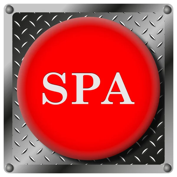 Spa metallic icon — Stock Photo, Image