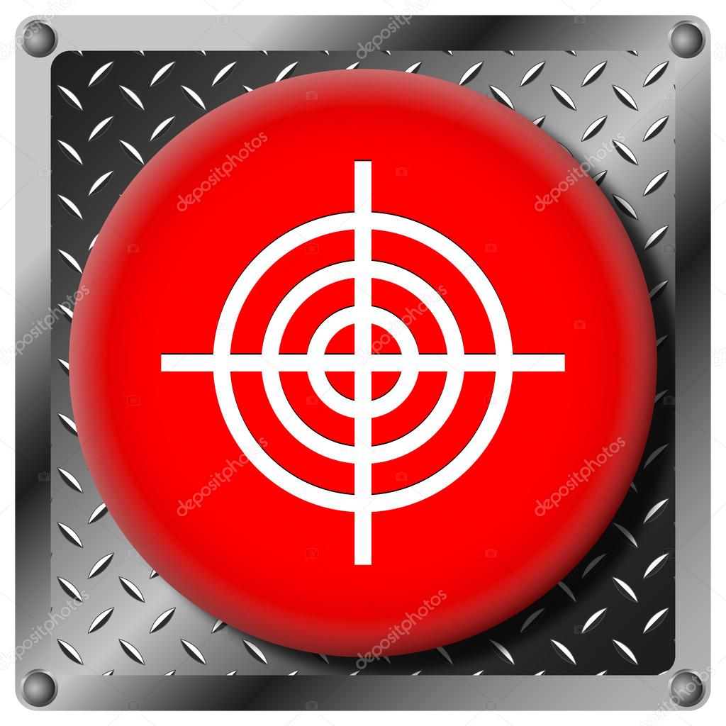Target metallic icon