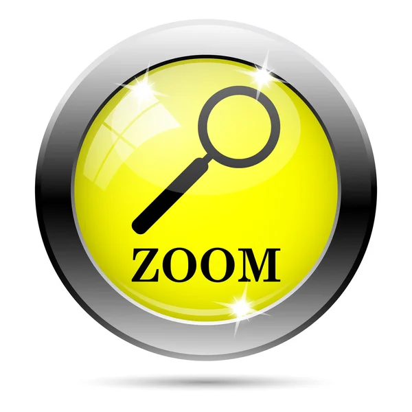 Zoom con icona loupe — Foto Stock