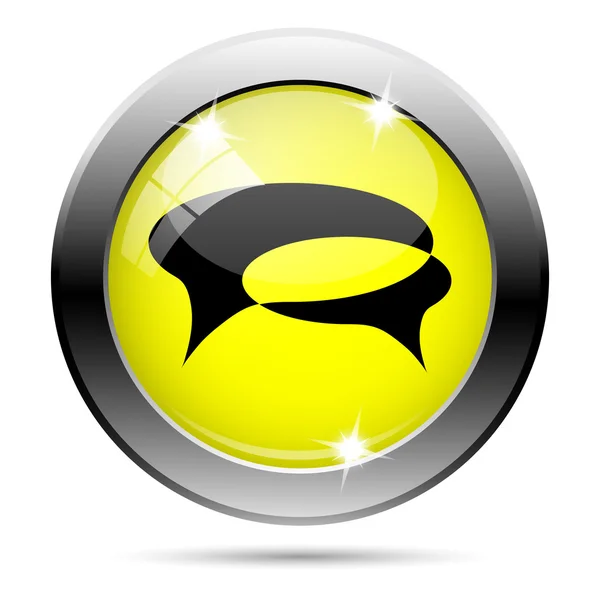 Chat bubliny ikona — Stock fotografie