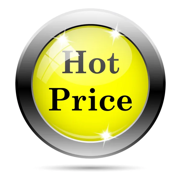 Ícone de preço quente — Fotografia de Stock