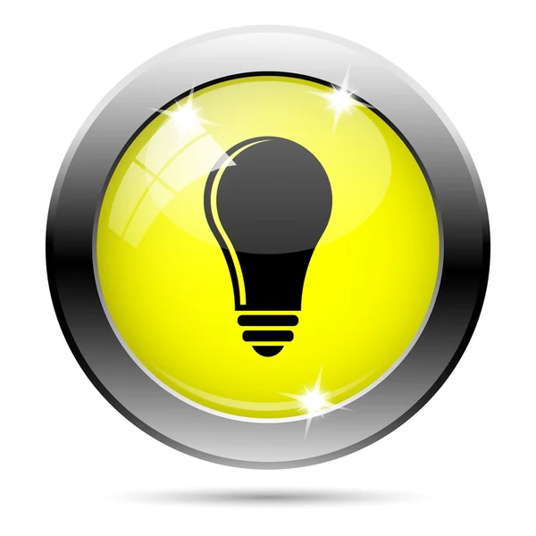 Light bulb - idea icon — Stock Photo, Image