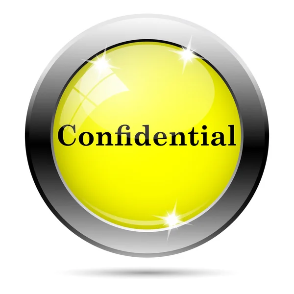 Icono confidencial —  Fotos de Stock