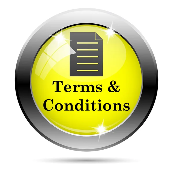 Terms and conditions icon — Stock Photo, Image