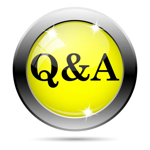 Q&A pictogram — Stockfoto