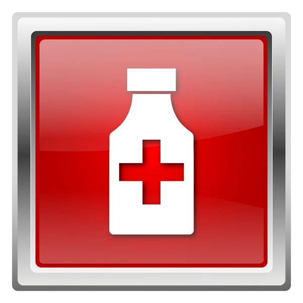 Pills bottle icon — Stock Photo, Image