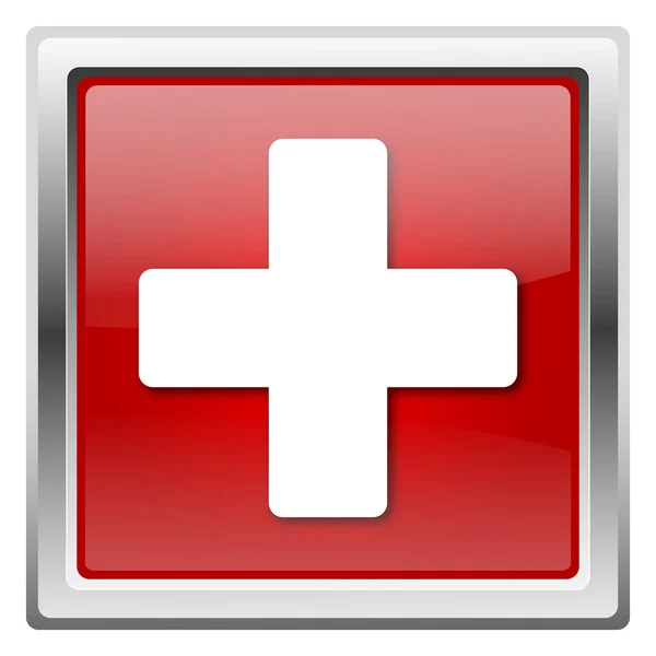 Medical cross icon — Stock Photo, Image