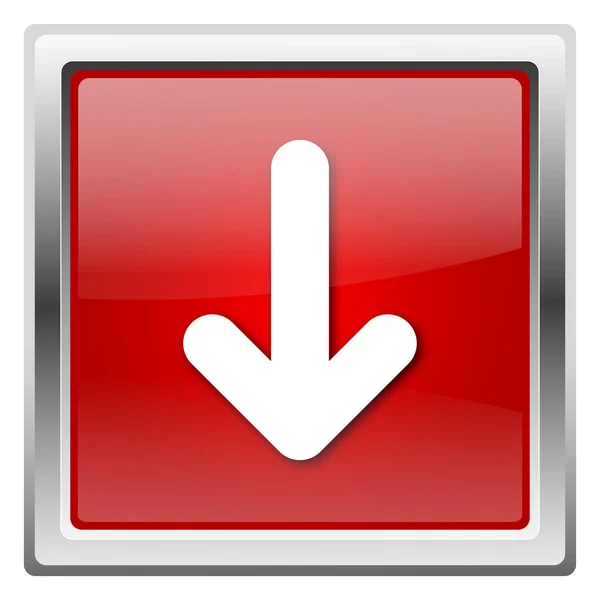 Down arrow icon — Stock Photo, Image