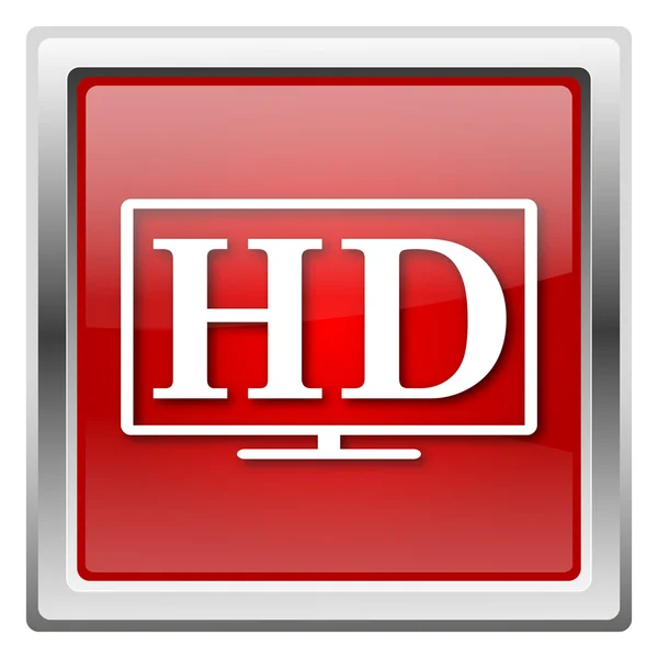 Hd tv pictogram — Stockfoto