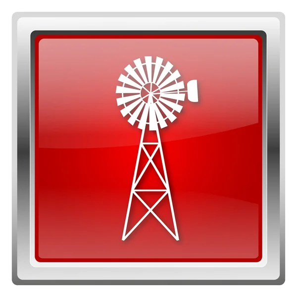 古典的な風車アイコン — ストック写真
