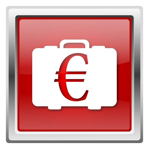 Euro bag icon — Stock Photo, Image