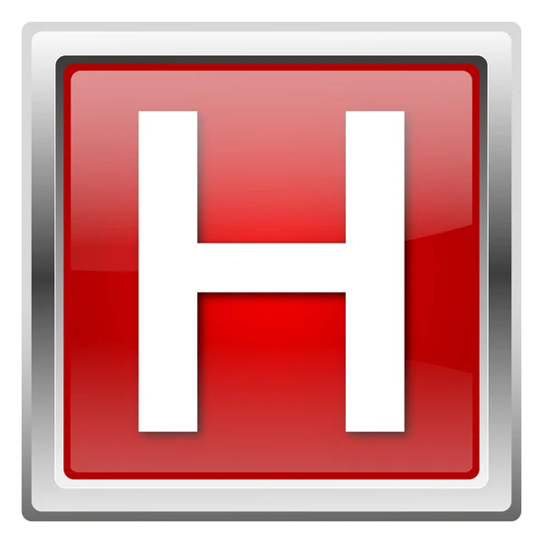 Ikona szpitala — Zdjęcie stockowe