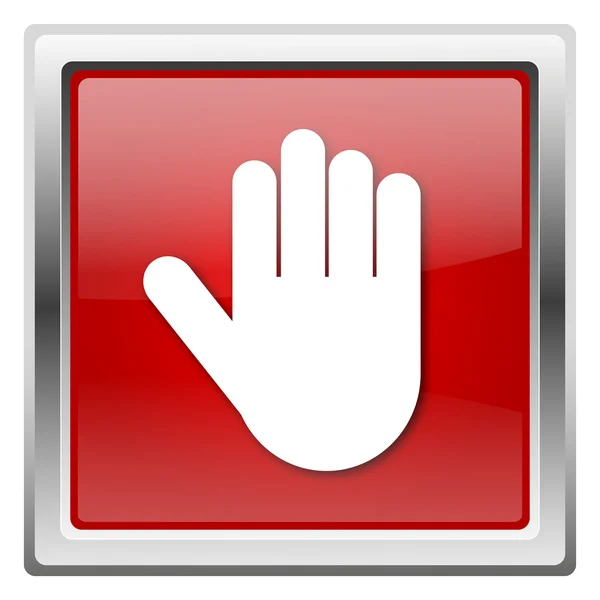 Stop pictogram — Stockfoto