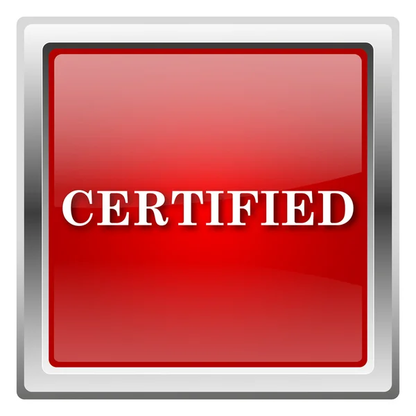 Icona certificata — Foto Stock
