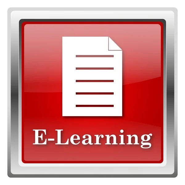 Icône e-learning — Photo