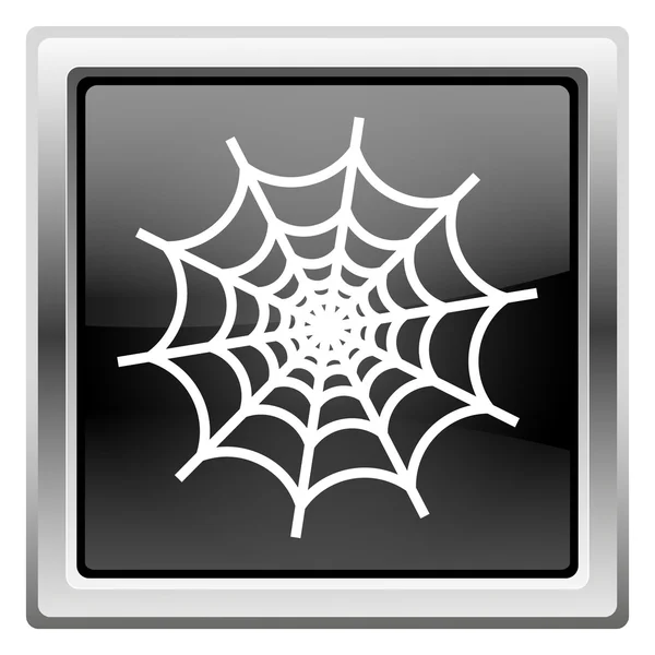 Ícone de teia de aranha — Fotografia de Stock