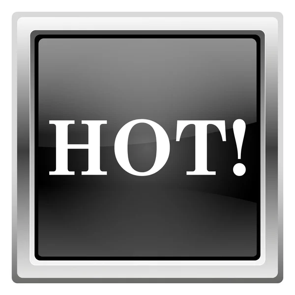 Gorący ikona — Zdjęcie stockowe