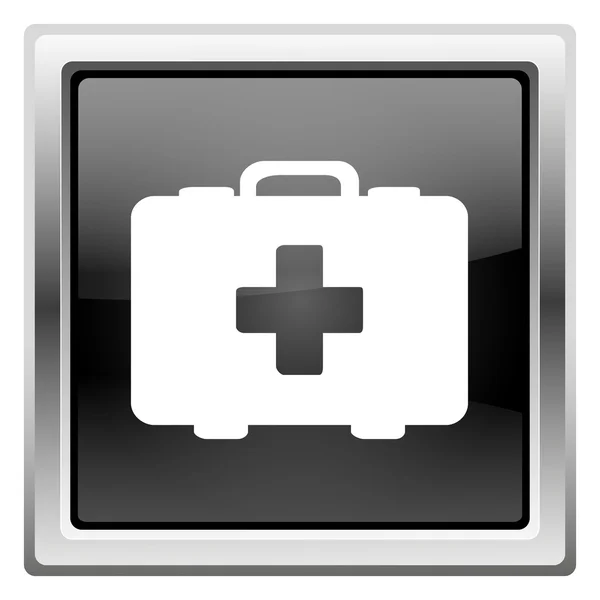 Значок медицинской сумки — стоковое фото