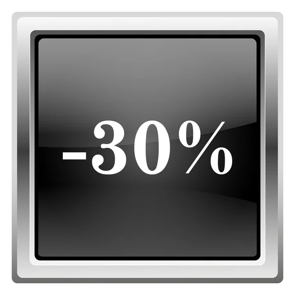 Ikona 30 procent zniżki — Zdjęcie stockowe