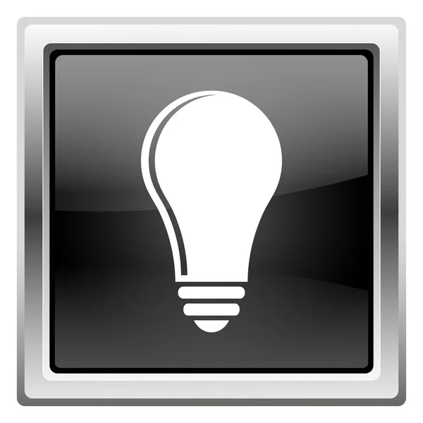 Light bulb - idea icon — Stock Photo, Image