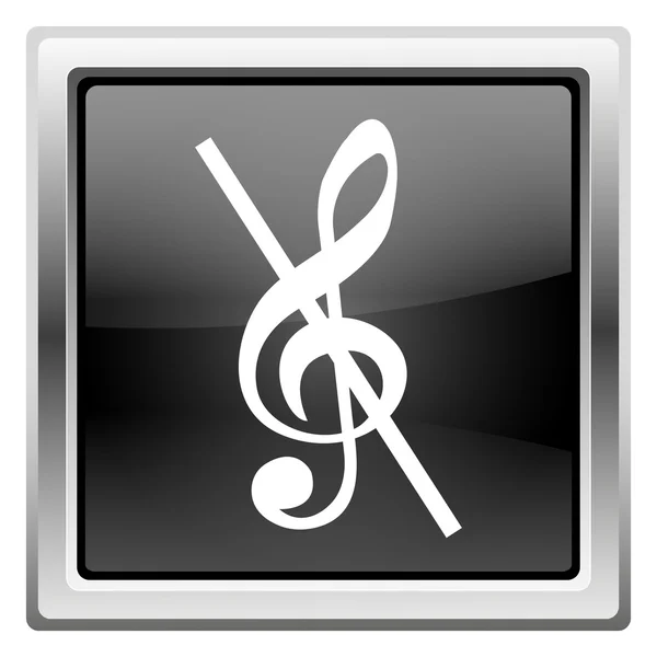 Nota musicale - nessuna icona sonora — Foto Stock
