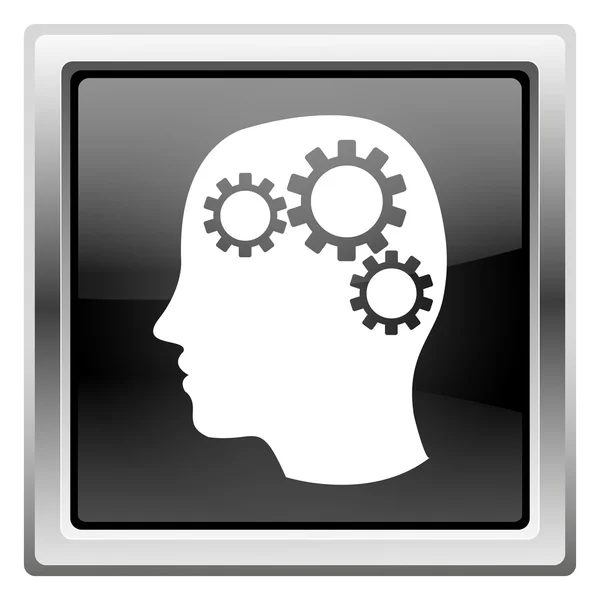 Icono del cerebro — Foto de Stock