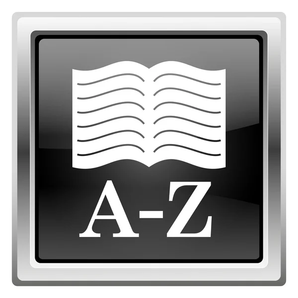 A 到 z 的书本图标 — 图库照片