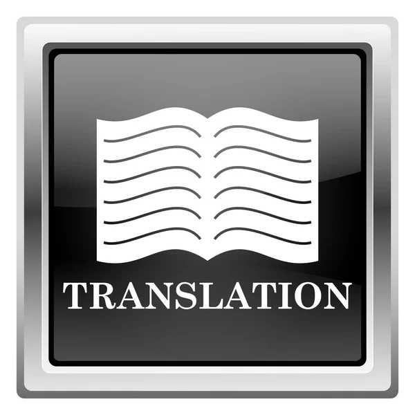 Ícone do livro de tradução — Fotografia de Stock