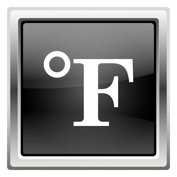 Icono de fahrenheit — Foto de Stock