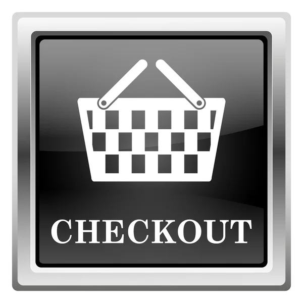 Ícone de checkout — Fotografia de Stock