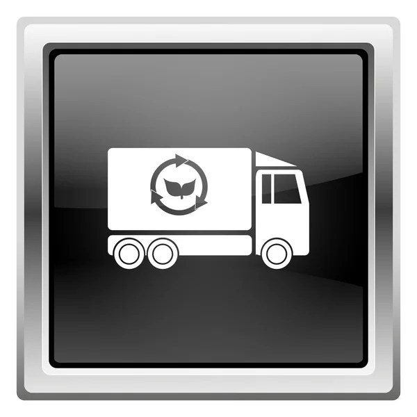 Eco vrachtwagen pictogram — Stockfoto