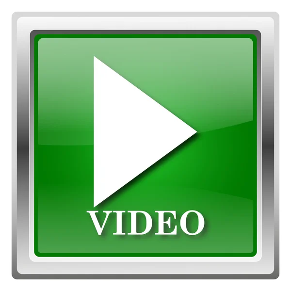 Het afspelen van video-pictogram — Stockfoto