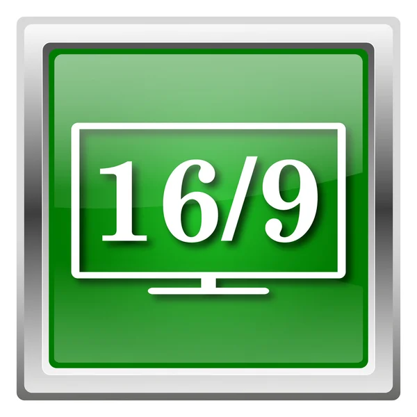 16 9 tv simgesi — Stok fotoğraf