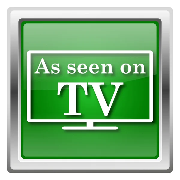 As seen on TV icon — Stock Photo, Image