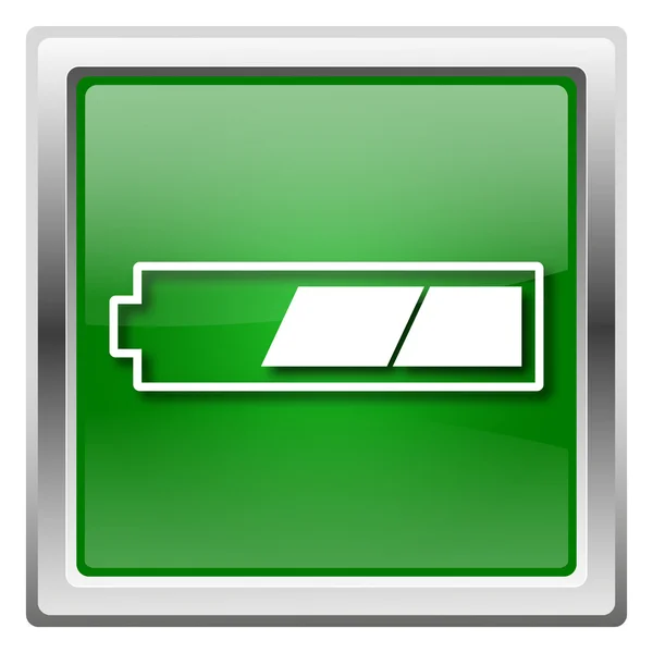 2 / 3 ikon baterai bermuatan — Stok Foto