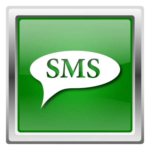 SMS balonu simgesinin — Stok fotoğraf