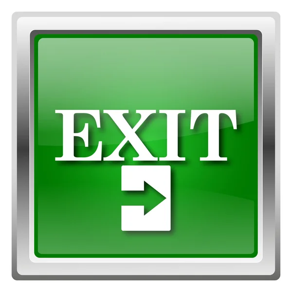 Ícone de saída — Fotografia de Stock