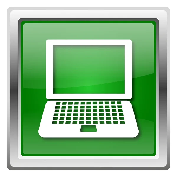 Laptop pictogram — Stockfoto