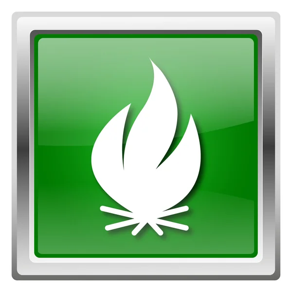 Ikona ognia — Zdjęcie stockowe