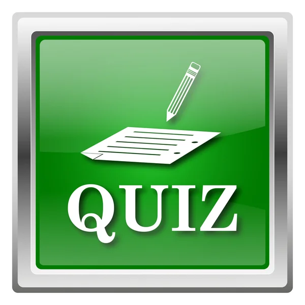 Quiz icon — Stock Photo, Image